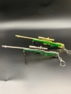 Factory direct sales of exquisite alloy 17cm PUBG battlefield 98K gun model keychain pendant and decorative item undefined
